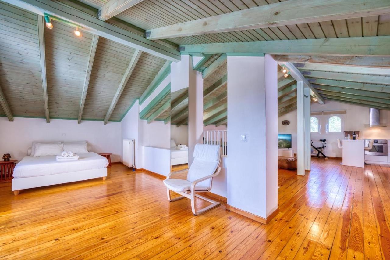 Mavres Luxury Loft Apartment Agios Matthaios  Exterior photo